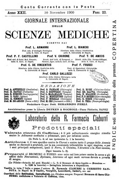 Giornale internazionale delle scienze mediche