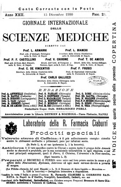 Giornale internazionale delle scienze mediche