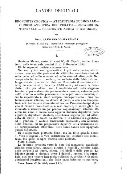 Giornale internazionale delle scienze mediche