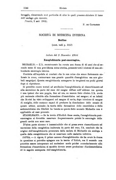 Giornale internazionale delle scienze mediche