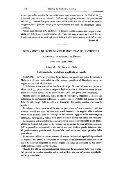 Giornale internazionale delle scienze mediche