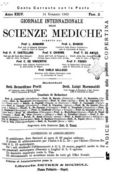 Giornale internazionale delle scienze mediche