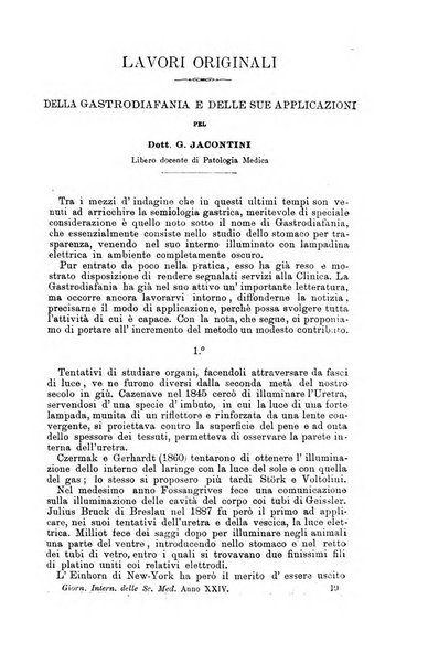 Giornale internazionale delle scienze mediche