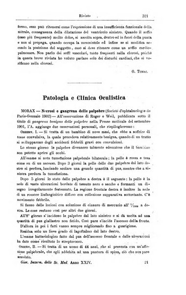 Giornale internazionale delle scienze mediche