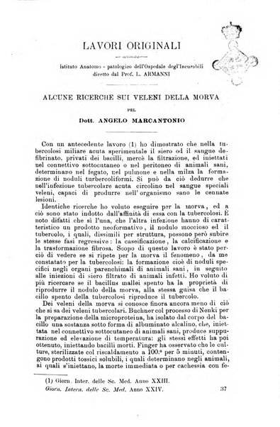 Giornale internazionale delle scienze mediche