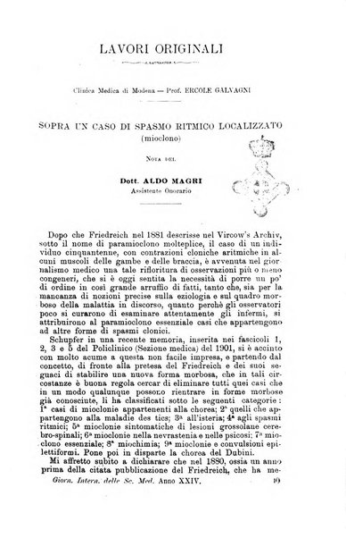 Giornale internazionale delle scienze mediche