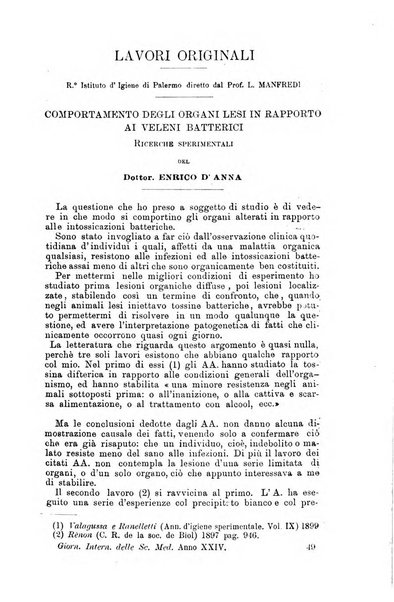 Giornale internazionale delle scienze mediche