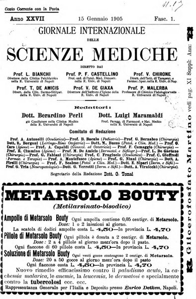 Giornale internazionale delle scienze mediche