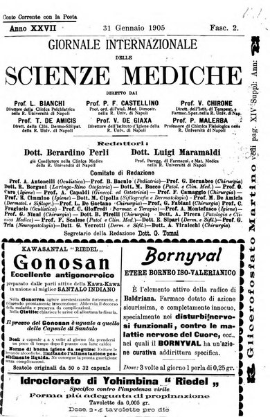 Giornale internazionale delle scienze mediche