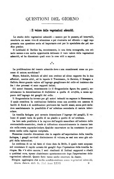 Giornale internazionale delle scienze mediche