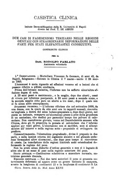 Giornale internazionale delle scienze mediche