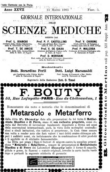 Giornale internazionale delle scienze mediche