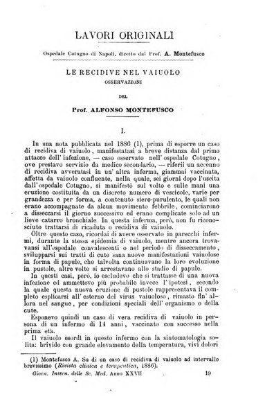 Giornale internazionale delle scienze mediche