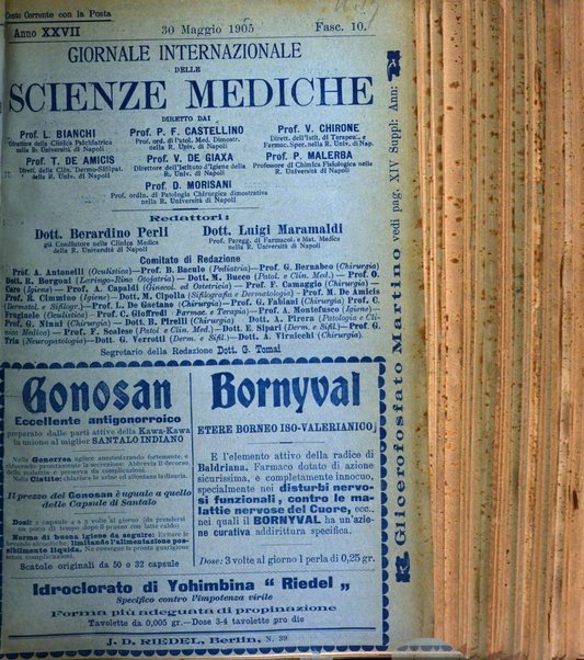 Giornale internazionale delle scienze mediche