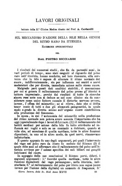 Giornale internazionale delle scienze mediche