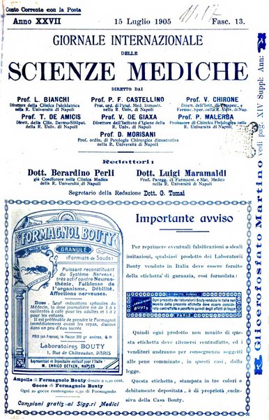 Giornale internazionale delle scienze mediche