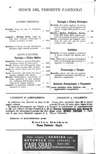 Giornale internazionale delle scienze mediche