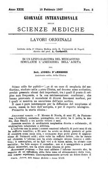 Giornale internazionale delle scienze mediche