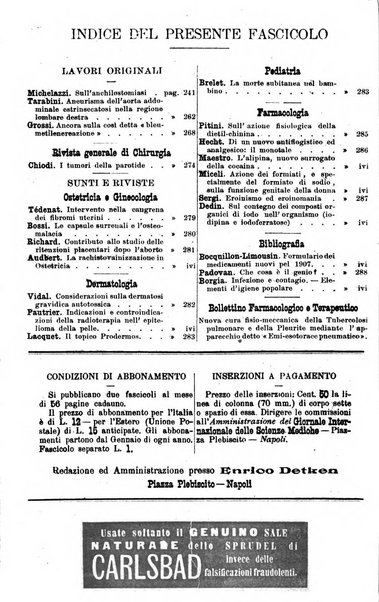 Giornale internazionale delle scienze mediche