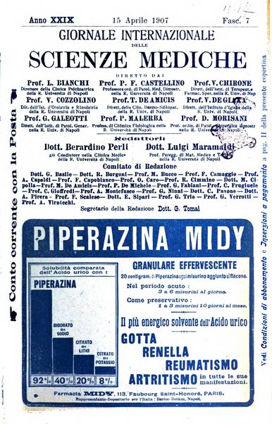 Giornale internazionale delle scienze mediche