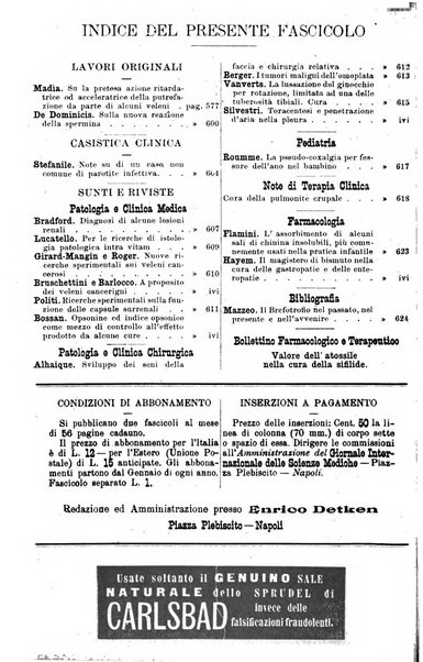 Giornale internazionale delle scienze mediche