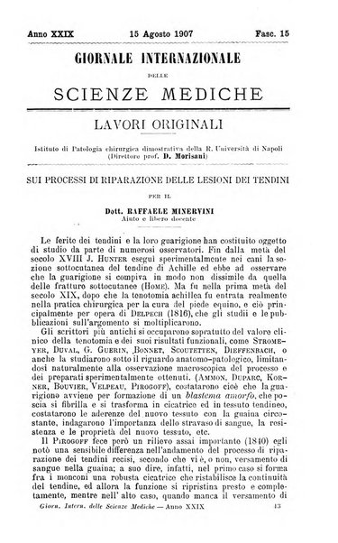 Giornale internazionale delle scienze mediche