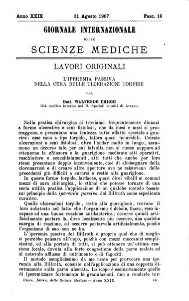 Giornale internazionale delle scienze mediche