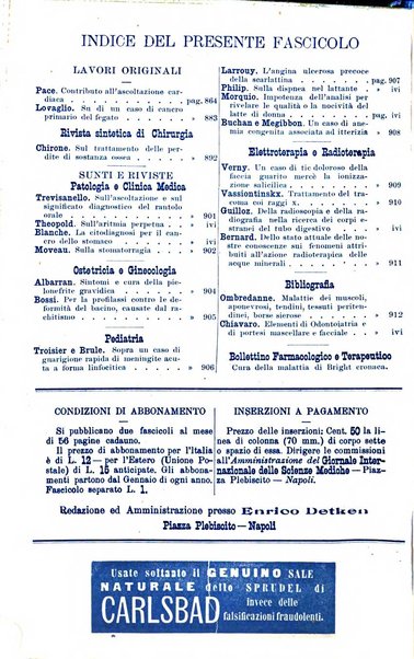 Giornale internazionale delle scienze mediche