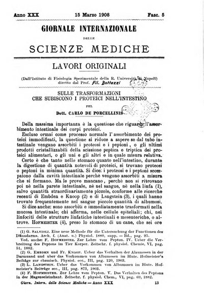 Giornale internazionale delle scienze mediche