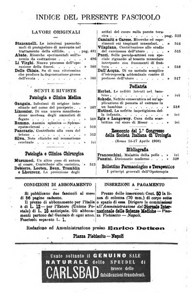 Giornale internazionale delle scienze mediche