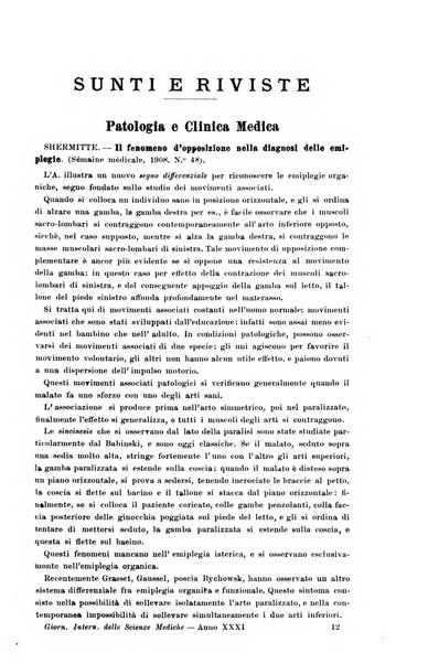 Giornale internazionale delle scienze mediche