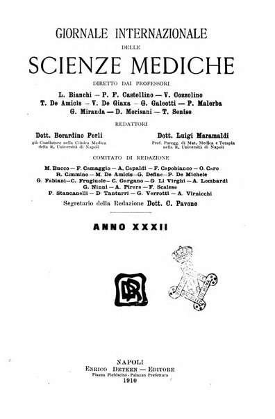 Giornale internazionale delle scienze mediche