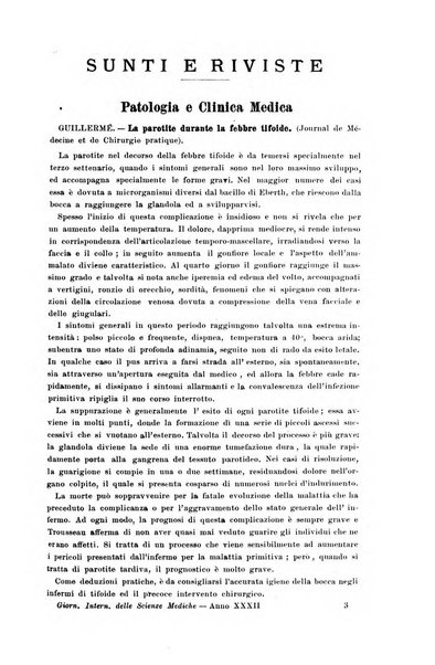 Giornale internazionale delle scienze mediche