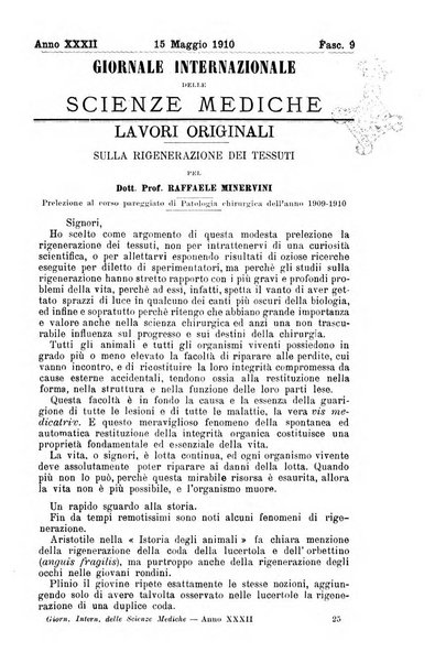 Giornale internazionale delle scienze mediche