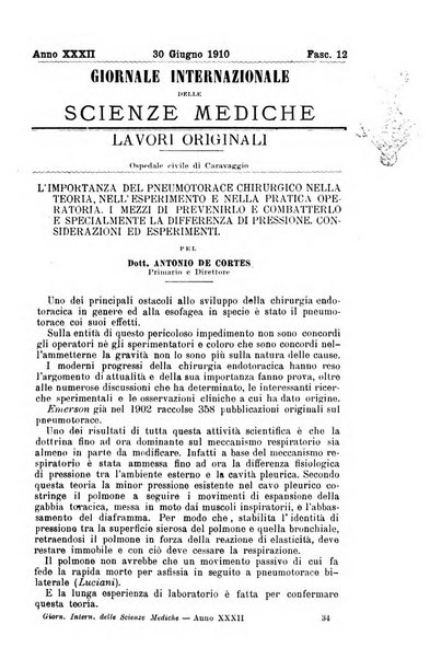 Giornale internazionale delle scienze mediche