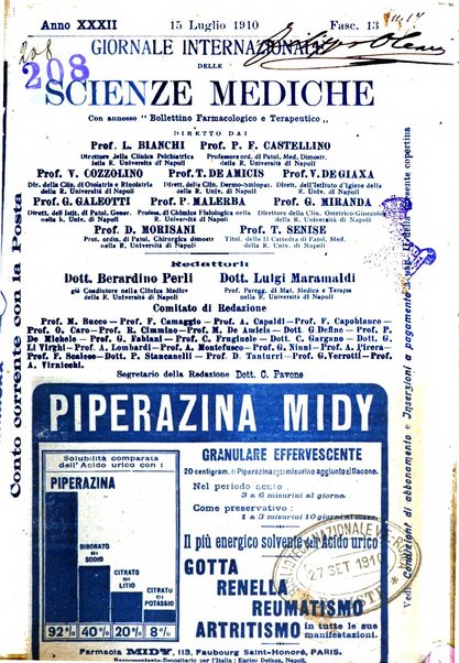 Giornale internazionale delle scienze mediche