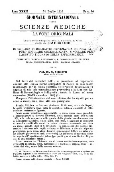 Giornale internazionale delle scienze mediche