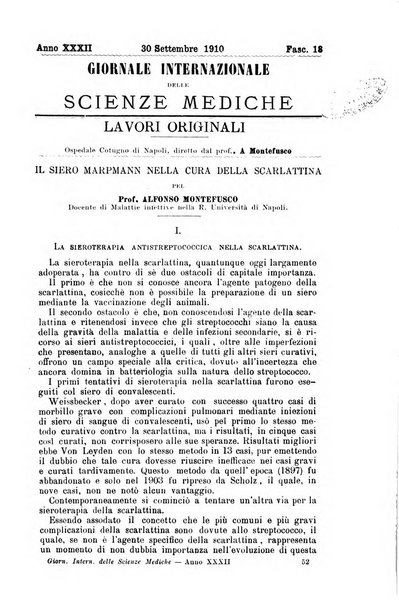 Giornale internazionale delle scienze mediche