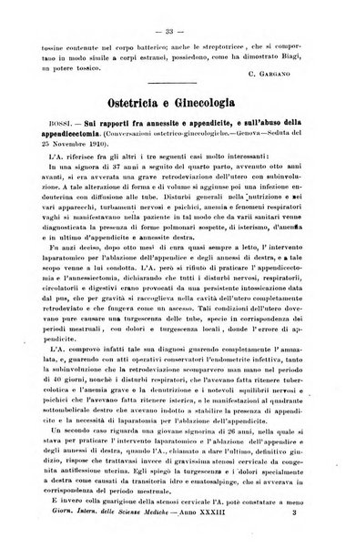 Giornale internazionale delle scienze mediche