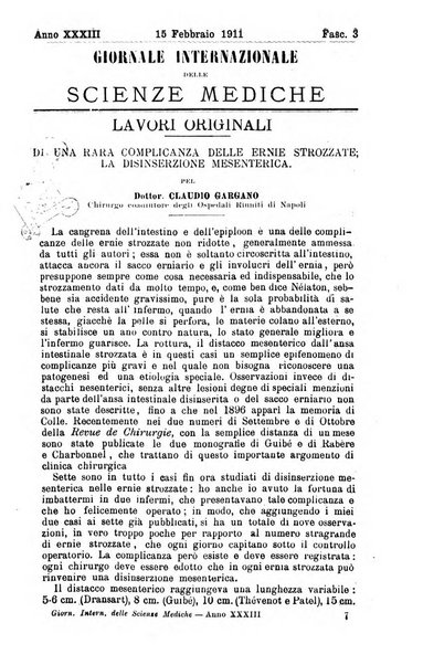 Giornale internazionale delle scienze mediche