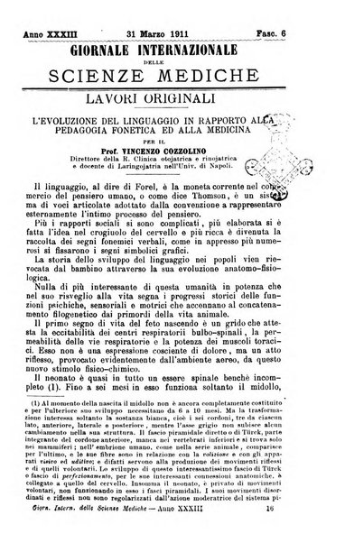 Giornale internazionale delle scienze mediche