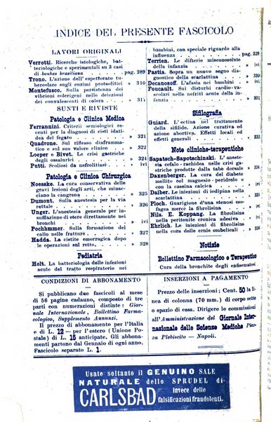 Giornale internazionale delle scienze mediche