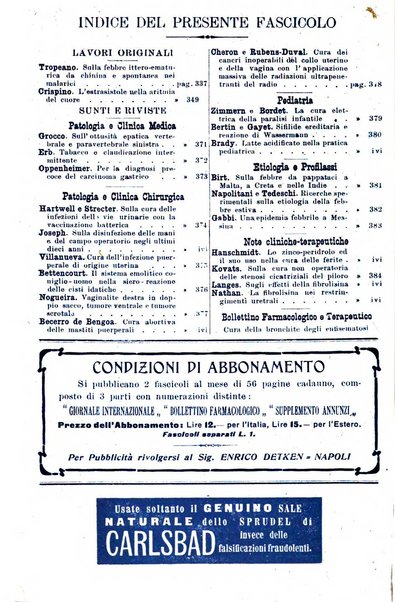 Giornale internazionale delle scienze mediche