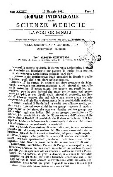 Giornale internazionale delle scienze mediche