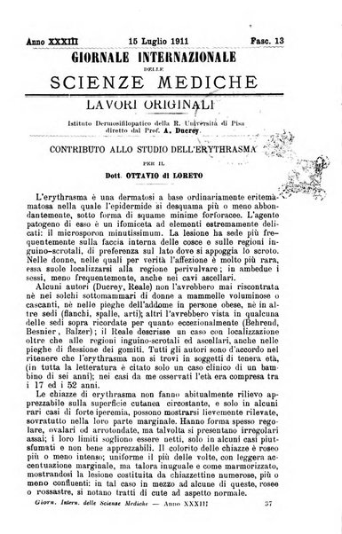 Giornale internazionale delle scienze mediche