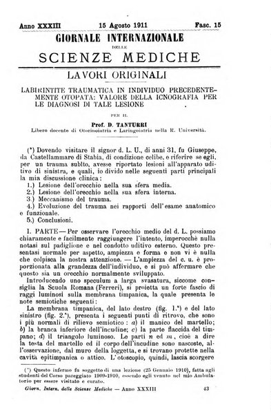 Giornale internazionale delle scienze mediche