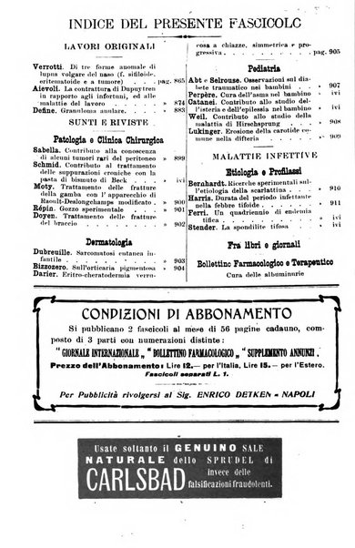 Giornale internazionale delle scienze mediche