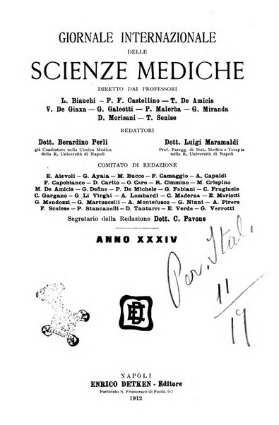 Giornale internazionale delle scienze mediche