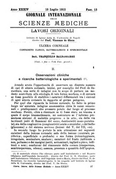 Giornale internazionale delle scienze mediche