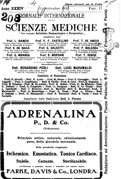 Giornale internazionale delle scienze mediche